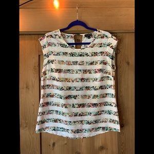 Striped Multicolor Tank Top Shirt